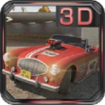 ultimate 3d classic car rally android application logo